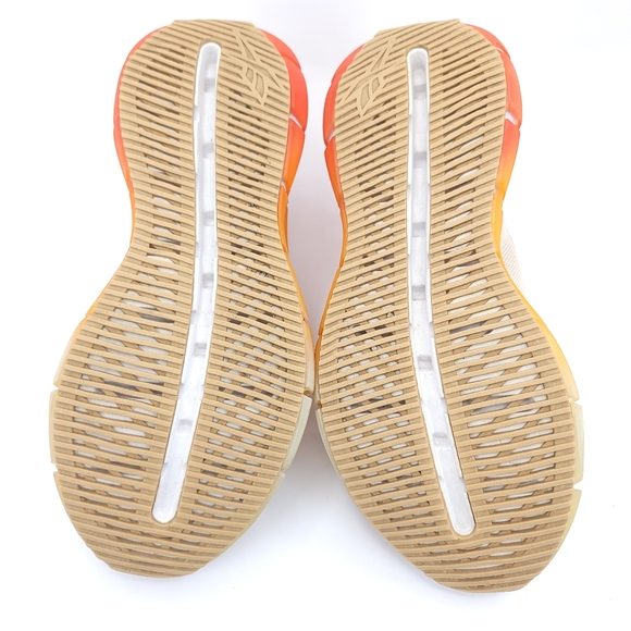 Reebok Womens Zig Kinetica Horizon Running Shoes Beige FW6269 Lace Up Mesh Sz 7 - Picture 5 of 6